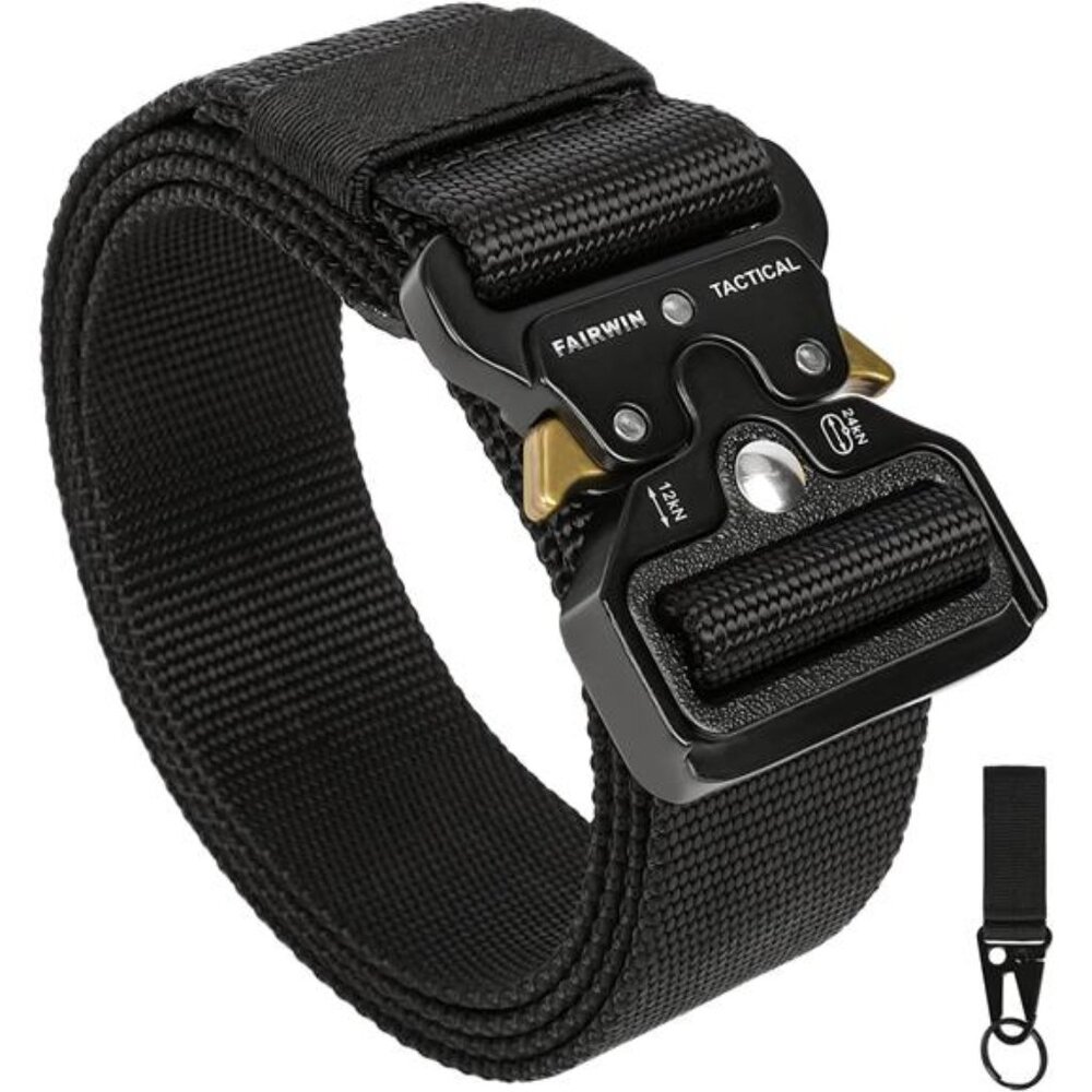 Tactical Belt, Military Utility Belt Nylon Web Rigger Belt Work Belt